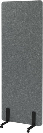 Polyester Desk Dividers, Soundproof Room Divider Office Furniture Partitions, Privacy Desk Panel with Wheels & Screwdriver, Stand Up Freestanding Desk Privacy Panel for Office Classroom(24" x 66")