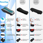 BEAUTRIP Ergonomic Armrest Pads- Office Chair Arm Rest Cover Pillow - Elbow Support Cushion for Computer, Gaming and Desk Chairs (Set of 2, Mesh Cover)