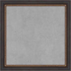 Amanti Art Black Framed Magnetic Board 19x19 Small Vision Board for use with Magnets, 100% Metal Sheet to Display Items as Office Decor or for Home Organization in mudroom, Kitchen or Kids Room