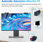 GUDTEKE Magnetic 27 Inch Privacy Screen for Computer Monitor 16:9 Aspect Ratio, Hanging Removable Anti-Blue/Glare Protector Film, Anti Spy Desktop Security Private Filter 27in