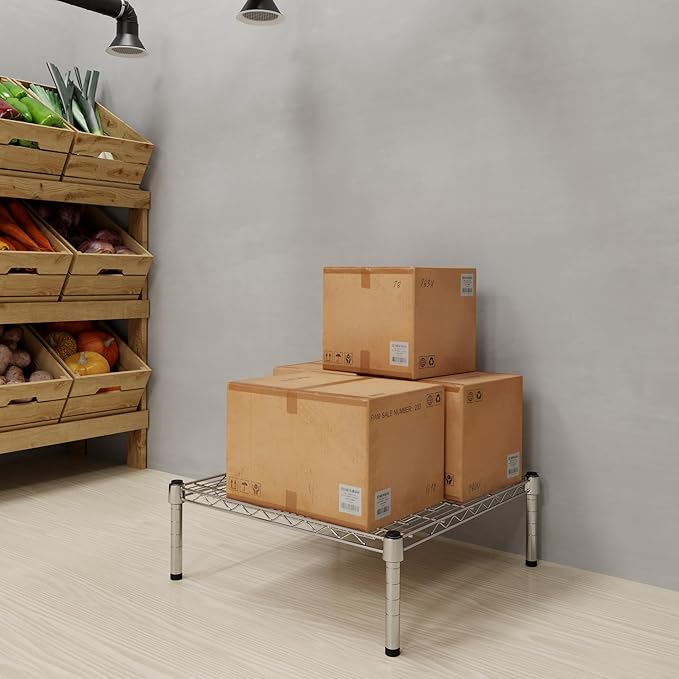 Regal Altair 24" Deep x 24" Wide x 8" Height Wire Shelving Kit | 1-Tier | NSF Commercial Storage Rack Unit