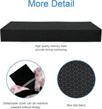 SPRING SEAON Wheelchair Armrest Covers 2 Pack Soft Memory Foam Wheelchair armrest Pads Wicking Washable for Office Transport Chair (Pink Leopard)