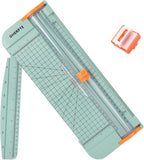 A4 Paper Cutter -12 Inch Paper Trimmer with 2pcs Replacement Blades with Safeguard Side Rulerfor Cut Gift Card,Coupon,Label, Cardstock,Photo