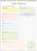 ADHD Daily Planner Notepad Daily Planner Desk Pad & Task Management Notepad to Stay Organized 5.8x 8.3 Inch Weekly Planner Daily To Do List for Weekly Schedule
