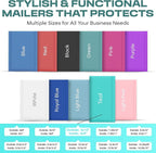 Teal Small Poly Bubble Mailers 6x10 inch #0 | Self Seal Padded Envelopes | Cushioned Bubble Mailer | Usable Size 6x9 | WaterProof | Lightweight mailing Shipping Bags | 500 Pack Bulk