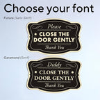 Custom Decorative Outdoor Metal Sign - Personalized Aluminum - Customized Driveway - Waterproof, Black Charcoal 36x24 In