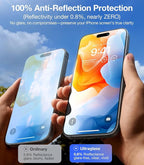 UltraGlass TOP 9H+ Glass for iPhone 16 Pro Max Screen Protector [Military Grade Shatterproof & Anti Glare] Screen Protector 16 Pro Max Tempered Glass Full Coverage, Longest Durable 16 ProMax, 1 Pack