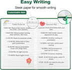 SUQJOY Lined Journal Notebooks for Writing, 100 GSM Thick Paper, 1 Pack Hardcover Notebooks, A5 College Ruled Notebook, Journaling Notebook for School/Travel/Office (Green- 1 Pack)