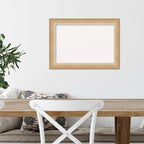 Amanti Art White Cork Board for Wall, 15x21 Vision Board with Gold Frame, Small Corkboard Office Decor for Home Organization, Modern Corkboard Pinboard to Display Items for Home Organization in