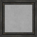 Amanti Art Black Framed Magnetic Board 15x15 X-Small Vision Board for use with Magnets, 100% Metal Sheet to Display Items as Office Decor or for Home Organization in mudroom, Kitchen or Kids Room