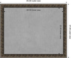 Amanti Art Black Framed Magnetic Board 37x45 X-Large Vision Board for use with Magnets, 100% Metal Sheet to Display Items as Office Decor or for Home Organization in mudroom, Kitchen or Kids Room