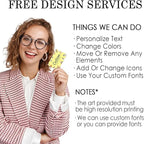 Custom Business Cards - Customizable Logo/Text/QR Code, 300gsm Matte Paper Front & Back Sides Printed, for Pet Shop, Dogs, Cats