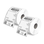 MUNBYN 4x6 Inch Direct Thermal Labels, 1000 Sheets/2 Rolls(500 Pcs per Roll), Shipping Paper for Thermal Printers, Permanent Adhesive Mailing Postage Labels for Shipping Packages