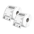 MUNBYN 4x6 Inch Direct Thermal Labels, 1000 Sheets/2 Rolls(500 Pcs per Roll), Shipping Paper for Thermal Printers, Permanent Adhesive Mailing Postage Labels for Shipping Packages