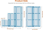 Portable Closet 6 Cube Closet Organizer and Storage Shelf Bookcase with Metal Hammer, Organizer Cabinet for Kids, Bedroom, Bathroom