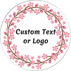 JOVELLO Personalized Custom Stickers - 60-1000 PCS Circle Custom Labels for Business, Logo, Office, Parties, etc (Labels Stickers-10)