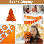 Silunkia 100 Sheets Orange Cardstock 8.5 x 11 Halloween Paper, 75lb Heavyweight Pumpkin Paper Card Stock for Cards Making, Greeting Card, School Crafting, Invitations