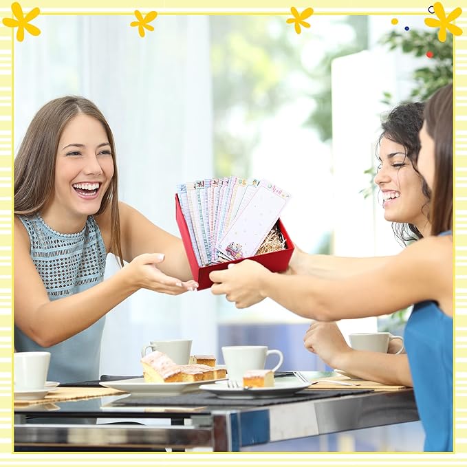 Eaasty 12 Pcs Seasonal Holiday Magnetic Notepads for Refrigerator Text Monthly Magnetic Grocery List 9 x 3.5" Magnet Memo Pads 30 Sheets Per Pad Shopping to Do List for January to December