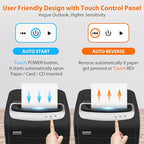 VidaTeco Paper Shredder for Home Office Heavy Duty with 60 Mins Running with US Patented Cutter,Shred CD/Card with Extra Large Bin,AUTO Jam Proof(ETL) (25-Sheet Cross Cut)