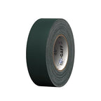 ProTapes Pro Gaff Premium Matte Cloth Gaffer's Tape With Rubber Adhesive, 11 mils Thick, 55 yds Length, 2" Width, Green (Pack of 1)
