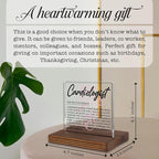 Cardiologist Gifts, Thank You Desk Sign for Heart Specialists, Appreciation Plaque for Cardiology Doctors, Office Decor for Medical Professionals PA040