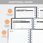 M&G 2026 Planner, Weekly and Monthly Planner Calendar, Jan 2026-Feb 2027 Agenda Book With Monthly Tabs for School Work Home Supplies, A5 8x5