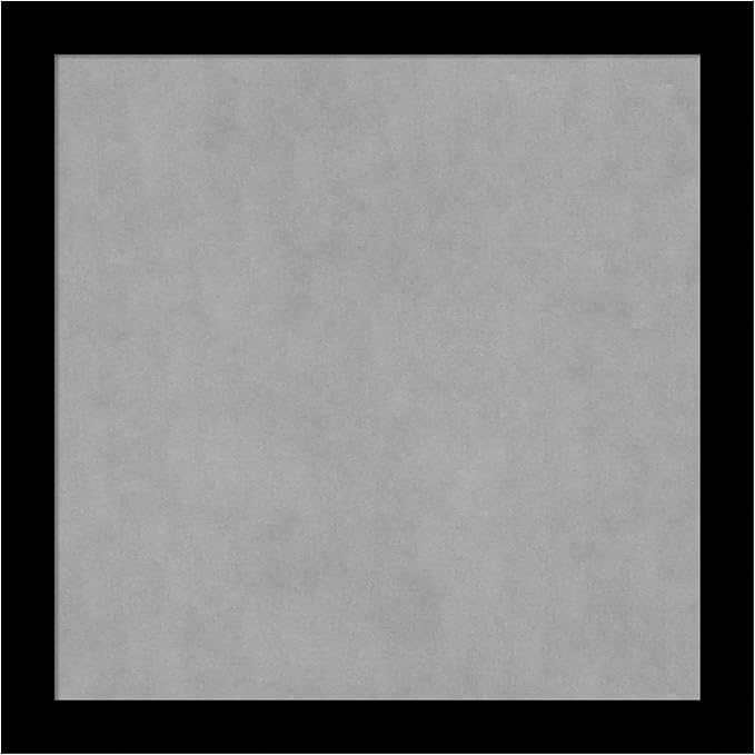 Amanti Art Black Framed Magnetic Board 27x27 Medium Vision Board for use with Magnets, 100% Metal Sheet to Display Items as Office Decor or for Home Organization in mudroom, Kitchen or Kids Room