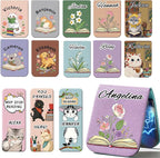 Magnetic Bookmark Clip Personalized for Readers, Custom Name Magnetic Page Marker for Books,4 Pack Gifts for Book Lover, Teachers, Student, Women and Firends