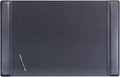Dacasso Black Leather 38" x 24" Side-Rail Desk Pad