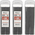 PATIKIL 300Pcs HB Mechanical Pencil Lead, 0.5mm Black Lead Refill Break Resistant Pencil Refills for Writing Office Supplies, White