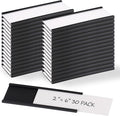 Realth C Channel Magnetic Label Holders 30 Pack 2" x 6" - Magnetic Strip for Shelving, Storage Bins, Classroom, Office, Library, Supermarket