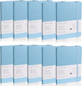 EMOMAS Lined Journal Notebook, 10Pack Hardcover Notebook for Men & Women – Journals for Writing, Work, School, Home & Daily Notes, 160 Pages – Medium A5, 5.7"x8", 100 gsm Thick Paper (Sky Blue)