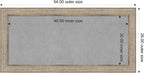 Amanti Art Silver Framed Magnetic Board 26x54 Oversize Vision Board for use with Magnets, 100% Metal Sheet to Display Items as Office Decor or for Home Organization in mudroom, Kitchen or Kids Room
