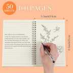 Yahenda Spiral Notebook Bulk A5 Journal Lined 8.3'' x 5.5'' Writing Composition Paper Small Notepad Subject Notebook for Students Office Business Back to School Supplies(Multi Color,18 Pcs)