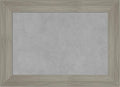 Amanti Art Grey Framed Magnetic Board 16x22 Small Vision Board for use with Magnets, 100% Metal Sheet to Display Items as Office Decor or for Home Organization in mudroom, Kitchen or Kids Room