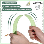 ForraFun 120 Pcs 12 Inch Plastic Ruler Bulk Colorful Transparent Ruler with Imperial and Metric Scales for Back School Office Supplies Home Tool Operation Measuring Drawing(Pastel)