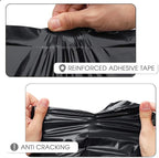 Metronic 1000PC Poly Mailers 12X15.5, Sturdy Shipping Bags for Small Business, Waterproof Mailers Poly Bags, Strong Adhesive Shipping Envelopes for Clothing, Efficient Mailing Envelopes in Black