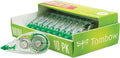Tombow 68722 Mono Mini Correction Tape Easy to Use Applicator for Instant Corrections,Clear, (Pack of 80)