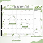 2026 Desk Calendar 22'' x 17'', Large Monthly Desktop Calendar, 18 Months Desk Pad (Jan. 2026 - Jun. 2027) for Home School Office Supplies
