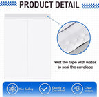 Motipuns 50 Pcs 14'' x 18'' Extra Large Mailing Envelopes 32lb with Gummed Flaps, Catalog Jumbo Craft Envelopes for Mailing, Storage and Organizing Documents Office Supplies(White)