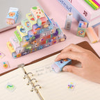 LiYiQ 100 Pcs Cute Eraser for Kids Bulk Kawaii Erasers for Classroom Fun Erasers for Back to School Supplies Kid Party Favors Gift
