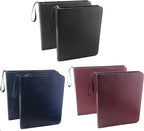 Ursae Minoris 3 D-Ring Large Format Zipper Binder for Up to 600 Sports/Trading Cards - Dark Blue