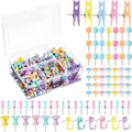600 Pcs Decorative Push Pins, Colorful Thumb Tacks 6 Types Cute Push Pin Clips for Bulletin Board Wall Cork Board Colorful Classroom Decor Teacher Must Haves Supplies School Crafts Project