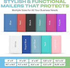 White Small Bubble Mailers 4x8 Inch #000 | Thick Padded Poly Bubble Mailer Envelopes | Waterproof Mailing Envelopes | 500 Pack Bulk | Trading card sports Card Shipping | USA Made