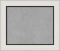 Amanti Art Silver Framed Magnetic Board 22x26 Small Vision Board for use with Magnets, 100% Metal Sheet to Display Items as Office Decor or for Home Organization in mudroom, Kitchen or Kids Room