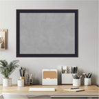 Amanti Art Black Framed Magnetic Board 21x27 Medium Vision Board for use with Magnets, 100% Metal Sheet to Display Items as Office Decor or for Home Organization in mudroom, Kitchen or Kids Room