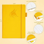 Clever Fox Dated Planner 2026-2027 – Weekly Life Planner Notebook for Time Management – Planner with Habits Tracker & To-Do List (Amber Yellow)