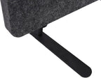 ReFocus™ Raw Freestanding Acoustic Room Divider 3 Pack – Reduce Noise and Visual Distractions with This Lightweight Room Separator (Ash Gray, 24" X 62")