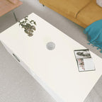 Zinkooat Leather Table Cover,1.8mm Thick,24x60 Inch Desk Cover,Large Desk Mat,Table Protector,Table Cover Protector,Desk Protector,Table Pad,(White+White,24x60)