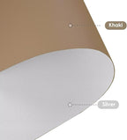 Zinkooat Leather Table Cover,1.8mm Thick,30x60 Inch Desk Cover,Large Desk Mat,Table Protector,Table Cover Protector,Kitchen Table Cover,Dining Table Mat,(Khaki+Silvery,30x60)